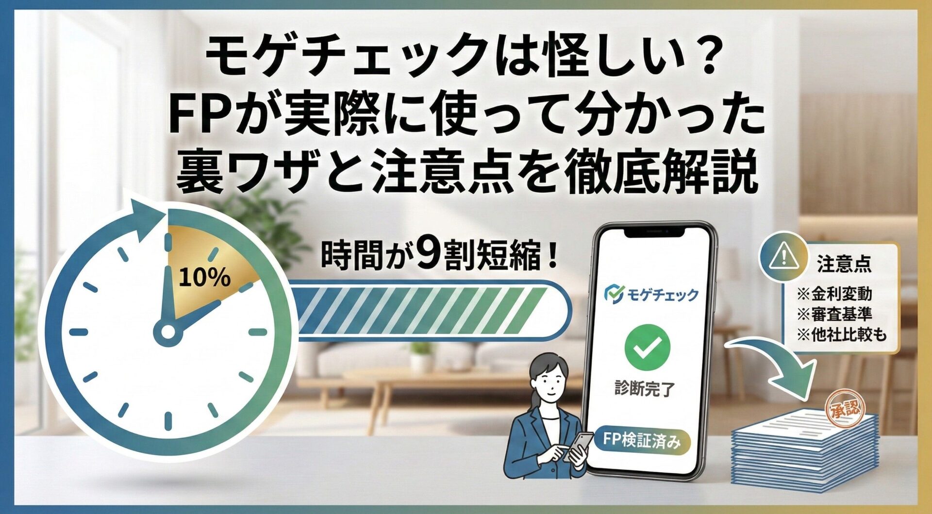 モゲチェックは怪しい?FPが実際に使って分かった裏ワザと注意点を徹底解説
