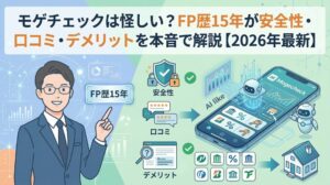 モゲチェックは怪しい?FP歴15年が安全性・口コミ・デメリットを本音で解説【2026年最新】