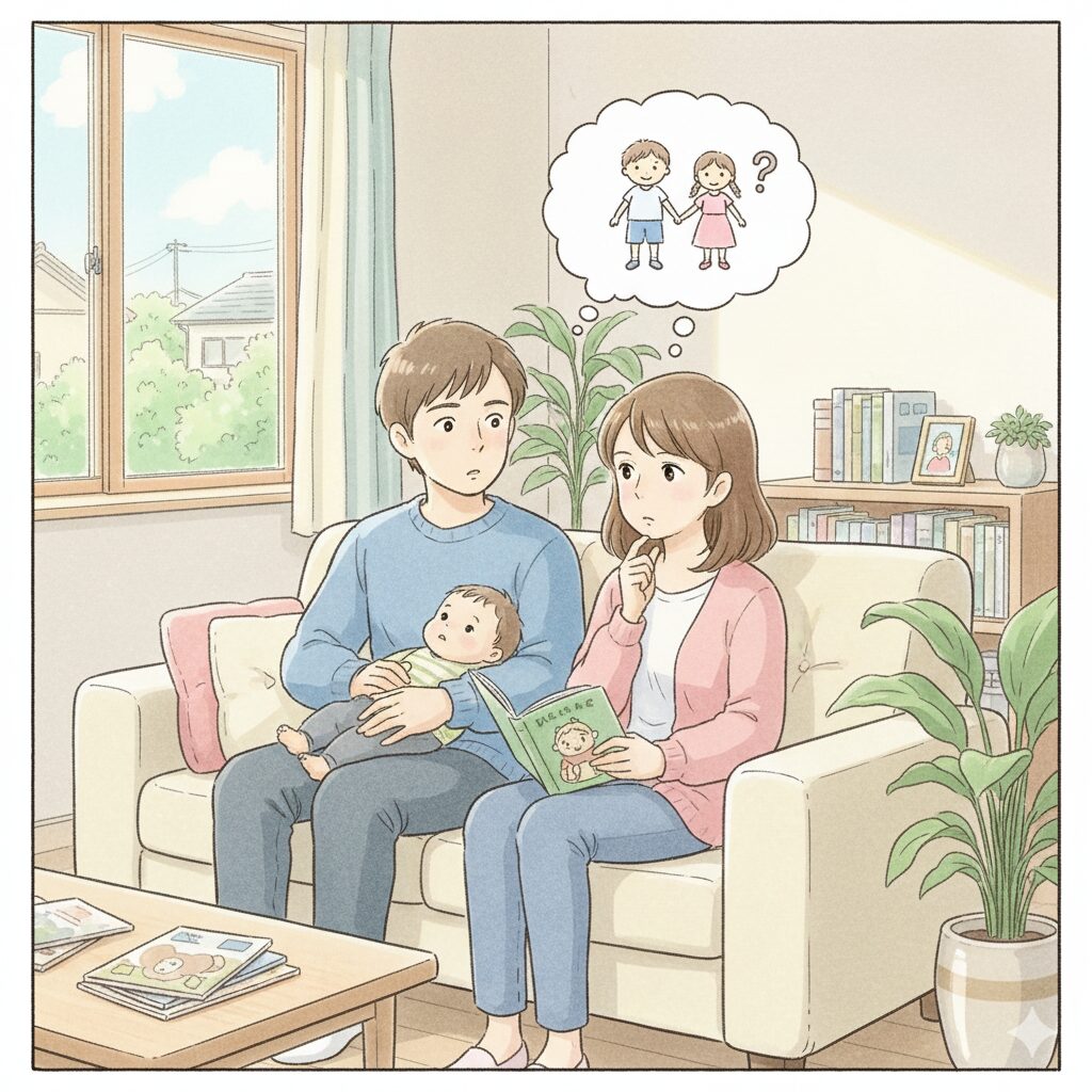 子どもを一人か二人か悩む夫婦