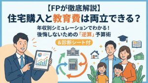 【FPが徹底解説】住宅購入と教育費は両立できる?年収別シミュレーションでわかる!後悔しないための「逆算」予算術&診断シート付