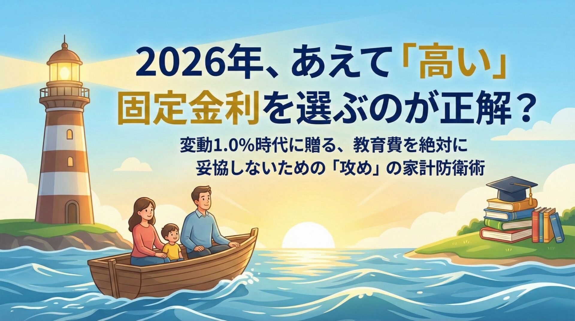 2026年あえて高い固定金利を選ぶのが正解か?