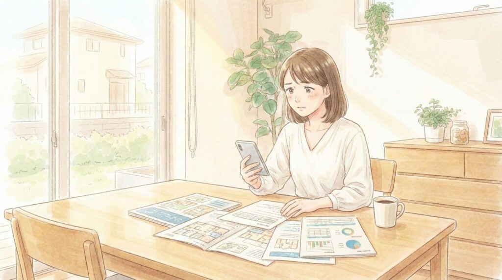 新潟で住宅購入を検討している30代共働き夫婦の奥さんが住宅ローンについて悩んでいる